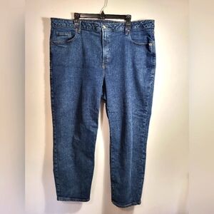 Old Navy OG straight high-rise blue jeans  women's 22  #2519